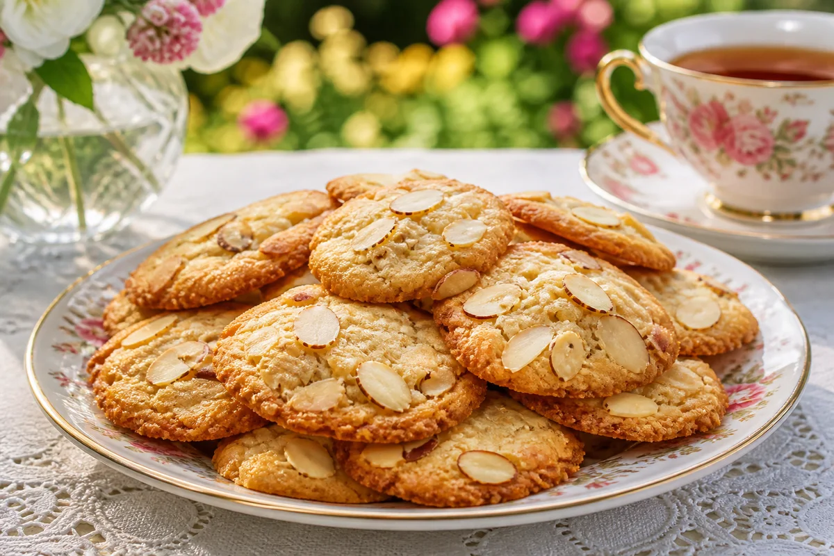 Almond Cookies prepared dish